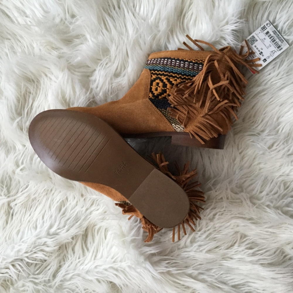 Zara Fringe Tribal Suede Boot - Picture 5 of 7